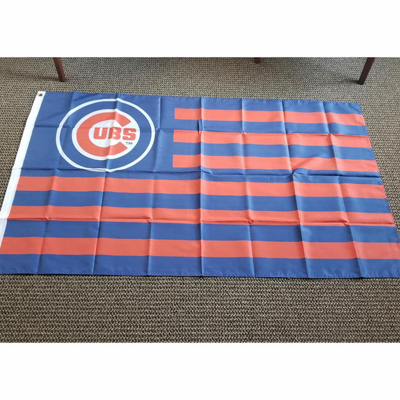 Chicago Cubs‎ Flag Banner New 3x5 Ft USA Style Mancave Garage Gameday Office - Picture 2 of 2